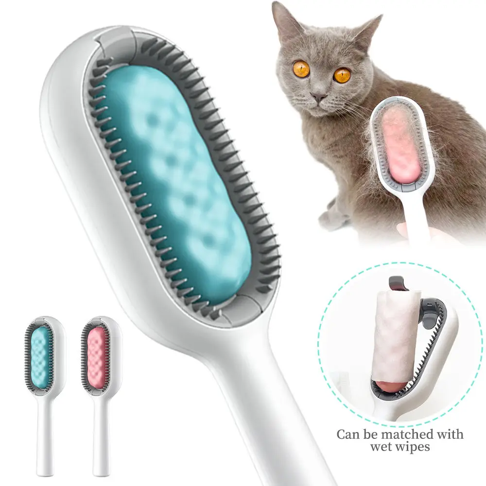 

Multifunctional Pet Deshedding Brush Silicone Dog Brush Cat Grooming Comb Hair Remover Massage Tools for Cats Dogs Lint Remover