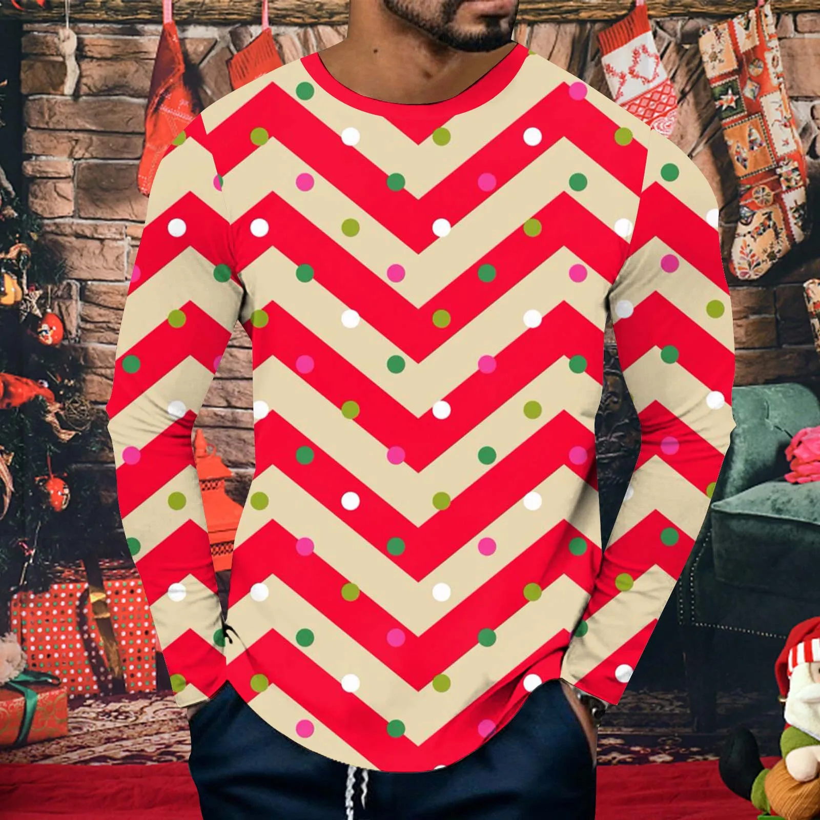 Polka Dot Stripe Pullovers Christmas Navidad Sweetshirts Xmas Gift Baggy Jumper Casual Celebration Hip-Pop Vintage Sudaderas
Polka Dot Stripe Pullovers Christmas Navidad Sweetshirts Xmas Gift Baggy Jumper Casual Celebration Hip-Pop Vintage Sudaderas