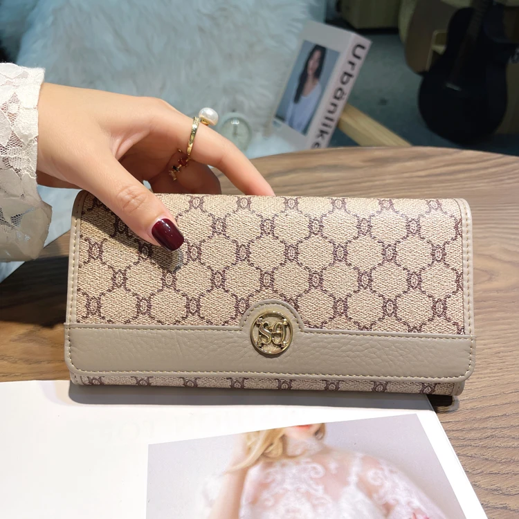 Luxury Women Leather Wallet – Triumphal Arch Clutch Purse