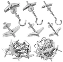 20Pcs Ceiling Hooks M4 M5 Drywall Bolt Hook Hanger Toggle Wing for Hanging Plants Ceiling Installation Wall Fixing Anchor Hook
20Pcs Ceiling Hooks M4 M5 Drywall Bolt Hook Hanger Toggle Wing for Hanging Plants Ceiling Installation Wall Fixing Anchor Hook