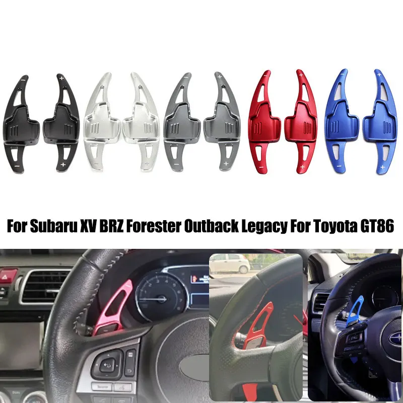

Car Steering Wheel Shift Paddle Shifter Gear Extension Aluminum For Subaru XV BRZ Forester Outback Legacy For Toyota GT86