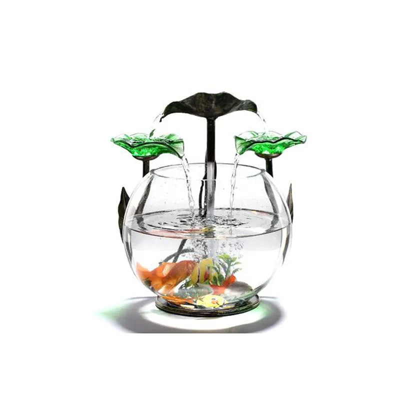 Crystal ceramic Water Fountain home table Top decorative Feng shui Waterfall garden ornaments glass fish tank
Crystal ceramic Water Fountain home table Top decorative Feng shui Waterfall garden ornaments glass fish tank