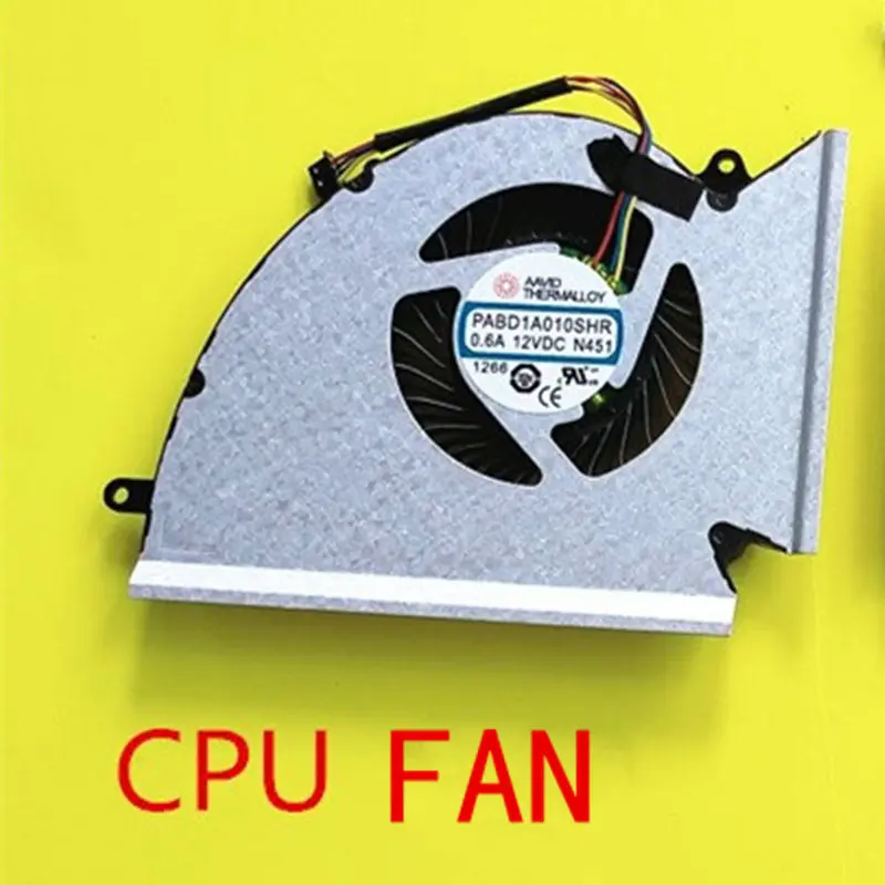 Computer CPU Cooling Fans For MSI GE76 GP76 PABD1A010SHR N451 PABD1A010SHL N452 Cooler Fan Radiator replacement laptop parts New Computer CPU Cooling Fans For MSI GE76 GP76 PABD1A010SHR N451 PABD1A010SHL N452 Cooler Fan Radiator replacement laptop parts New