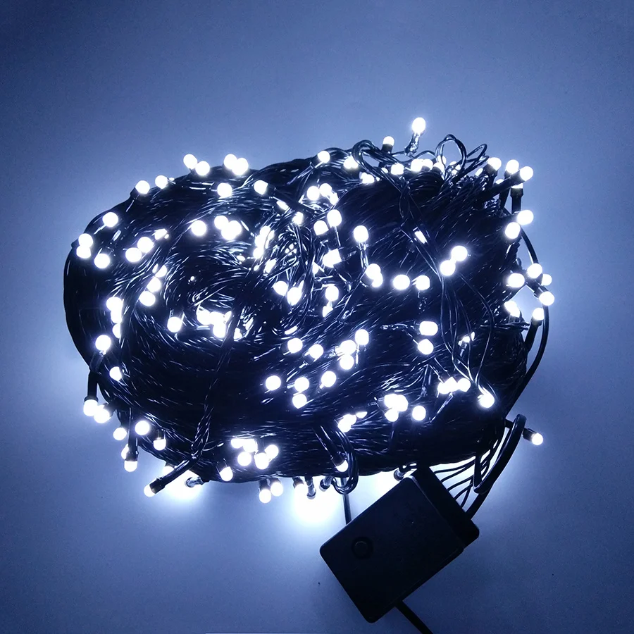 Outdoor 8 Modes LED Christmas Fairy Lights Waterproof 50M 100M Garland String Lights for Garden Party Wedding Holiday Decoration 
Outdoor 8 Modes LED Christmas Fairy Lights Waterproof 50M 100M Garland String Lights for Garden Party Wedding Holiday Decoration