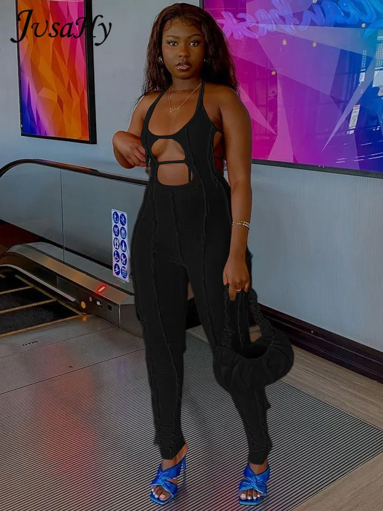 JusaHy Women Summer 2023 New Simple Classic Solid Elastic Skinny Slip Jumpsuit High Street Sporty Yoga Fitness Chic Tights
JusaHy Women Summer 2023 New Simple Classic Solid Elastic Skinny Slip Jumpsuit High Street Sporty Yoga Fitness Chic Tights