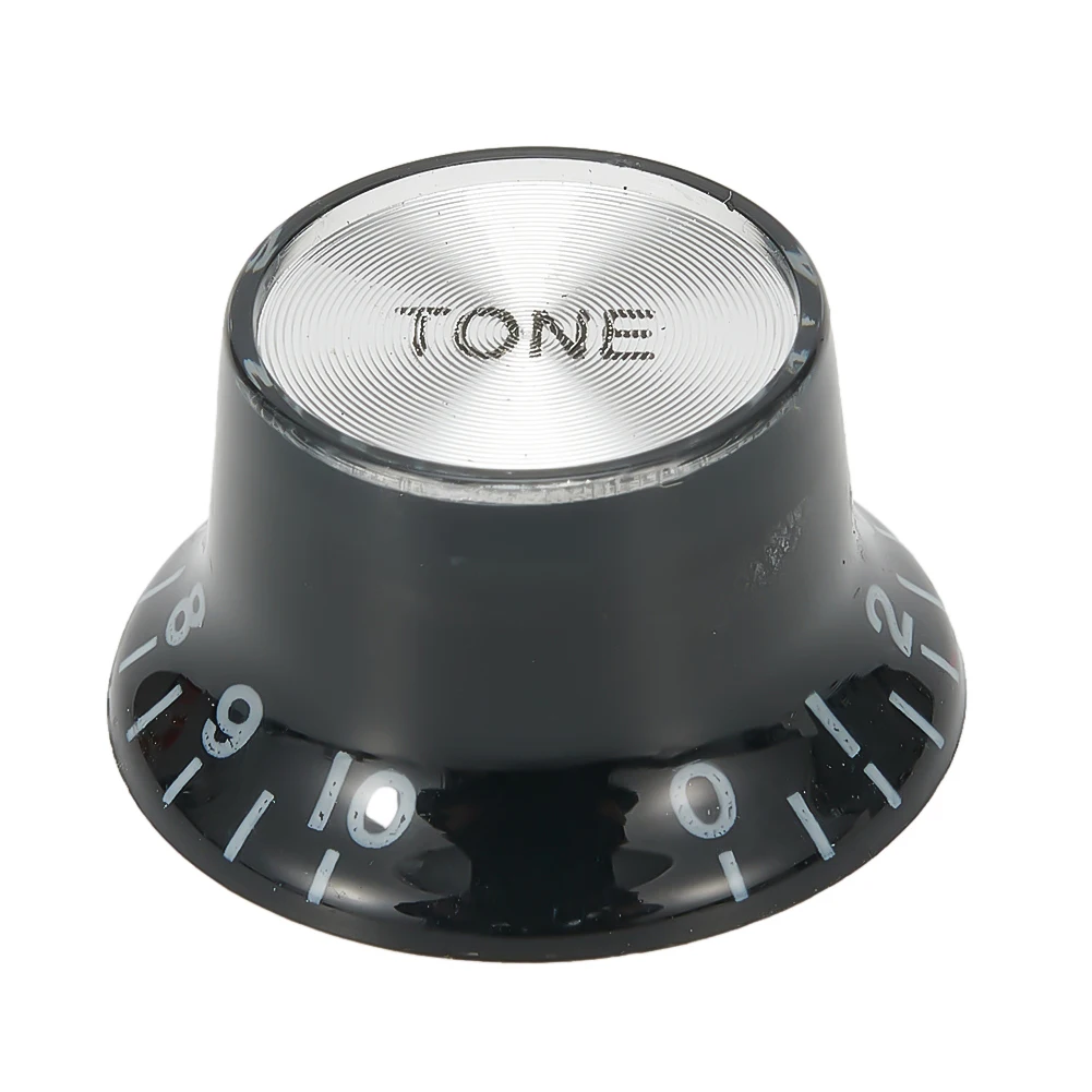 Guitar 2 Tone 2 Volume Control Knobs Silver Top Hat Bell Musical Instruments For Les Paul Epiphone SG 6mm Diameter Pots
Guitar 2 Tone 2 Volume Control Knobs Silver Top Hat Bell Musical Instruments For Les Paul Epiphone SG 6mm Diameter Pots