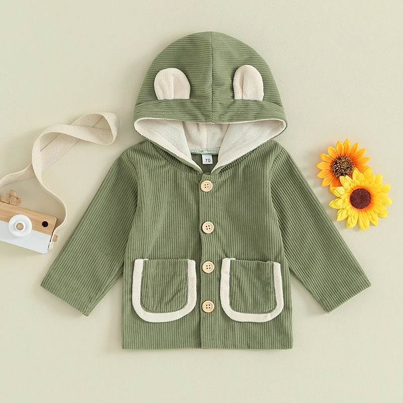 BeQeuewll Kids Boys Girls Jacket Long Sleeve Hooded Jacket Button Closure Patchwork Outwear Fall Clothes with Pockets
BeQeuewll Kids Boys Girls Jacket Long Sleeve Hooded Jacket Button Closure Patchwork Outwear Fall Clothes with Pockets