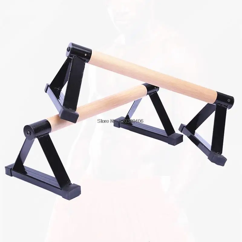 

1pair Gym Fitness Parallel Bar Push-up Stands Iron Triangle Handstand Handles Rack Weight Arm Muscle Strength Training Equipment