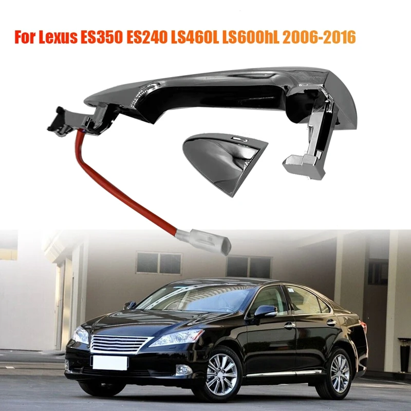 

69220-33060 Индуктивная ручка в сборе для двери снаружи для Lexus ES350 ES240 LS460L LS600HL 06-16 Хромированная ручка с кнопкой