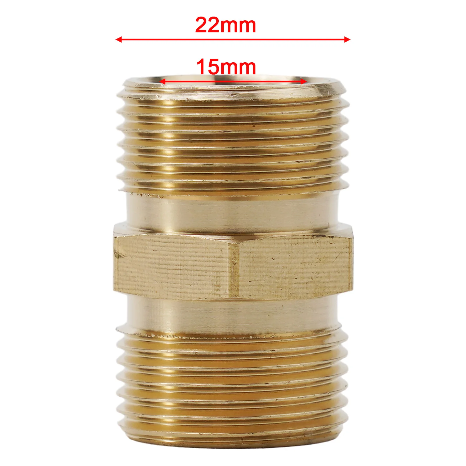 High Quality Hose Connector Male Adapter Garden Power Tools Pressure Washer Car Cleaning Brass M22/14mm M22/15mm
High Quality Hose Connector Male Adapter Garden Power Tools Pressure Washer Car Cleaning Brass M22/14mm M22/15mm