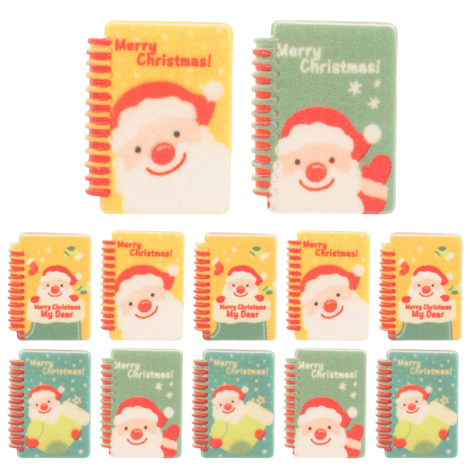 12 Pcs Mini Notebook Notepads for Dollhouse Xmas Ornaments Little Rag Accessories Decoration Resin Nativity
12 Pcs Mini Notebook Notepads for Dollhouse Xmas Ornaments Little Rag Accessories Decoration Resin Nativity