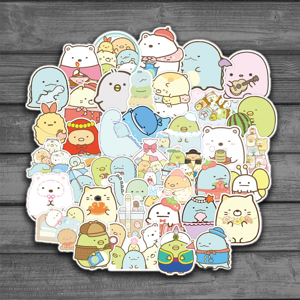 

10/50 шт. Мультяшные наклейки Sumikkogurashi для канцелярских принадлежностей, чемоданов, скейтбордов, ноутбуков, чемоданов, холодильников, телефонов, Стильные наклейки «сделай сам»