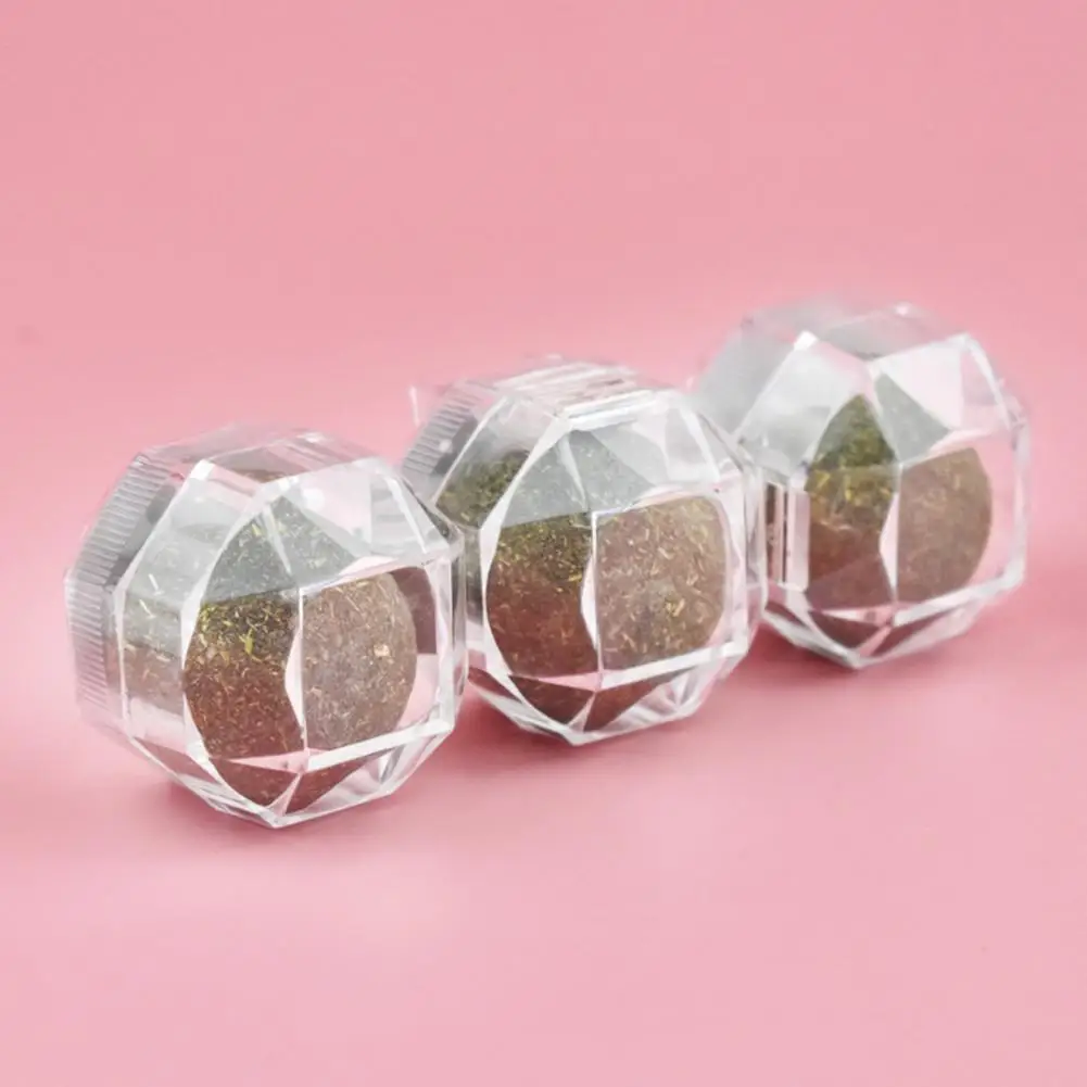 1 Set Safe Cat Kitten Teeth Grinding Toy with Storage Box Cat Catnip Ball Harmless Pleasant Mood
1 Set Safe Cat Kitten Teeth Grinding Toy with Storage Box Cat Catnip Ball Harmless Pleasant Mood