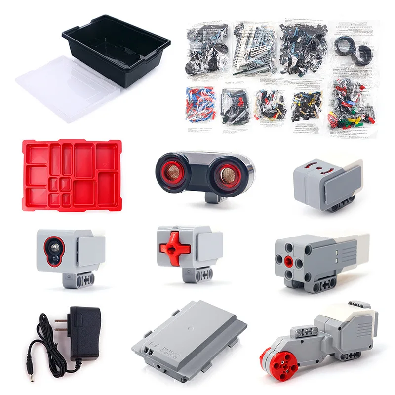 

for Technical Ev3 45500 45544 45560 Color Touch Gyro Ultrasound Sensor Pf Parts Diy Moc Educational Building Blocks Toys Parts