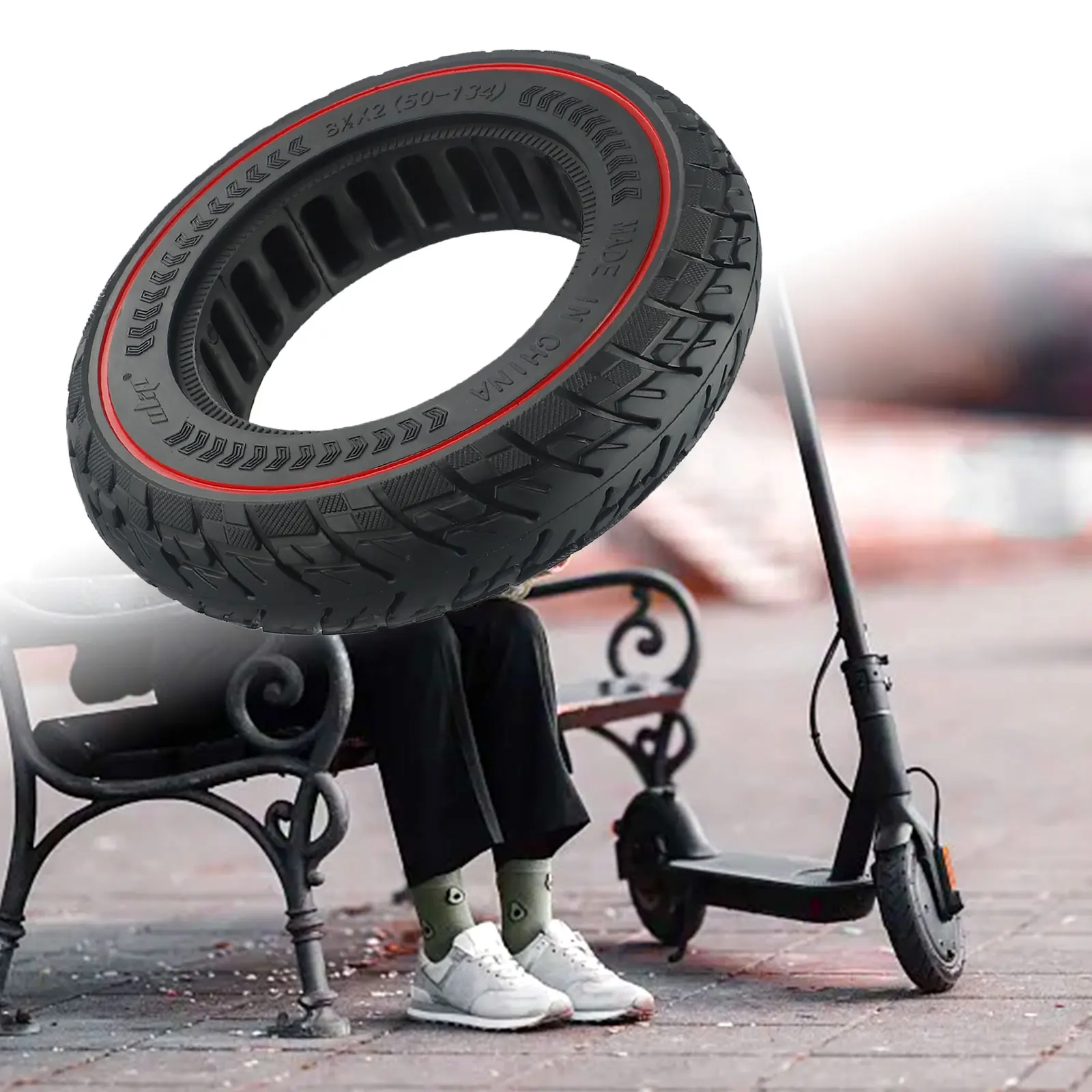 Scooter Tire Solid Tyre 8.5 Inch Electric Scooters Accessories Rubber Replacement Applications Cycling Accessories
Scooter Tire Solid Tyre 8.5 Inch Electric Scooters Accessories Rubber Replacement Applications Cycling Accessories