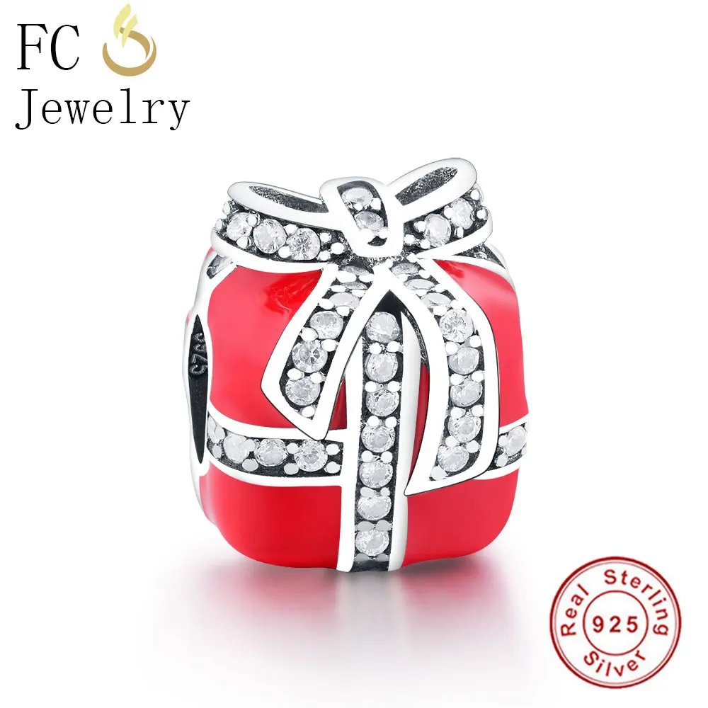 FC Jewelry Fit Original Brand Charms Bracelet 925 Sterling Silver Red Enamel Box CZ Beads Berloque Making Birthday Gift 2018
FC Jewelry Fit Original Brand Charms Bracelet 925 Sterling Silver Red Enamel Box CZ Beads Berloque Making Birthday Gift 2018