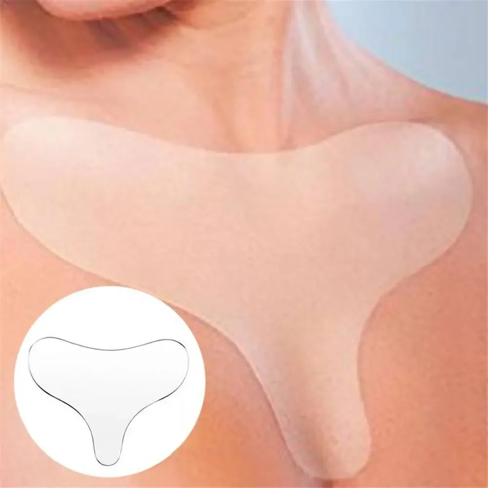 

Reusable T Anti Wrinkle Chest Pad Silicone Transparent Removal Patch Face Skin Care Anti Aging Breast Lifting Chest Patch Flesh
