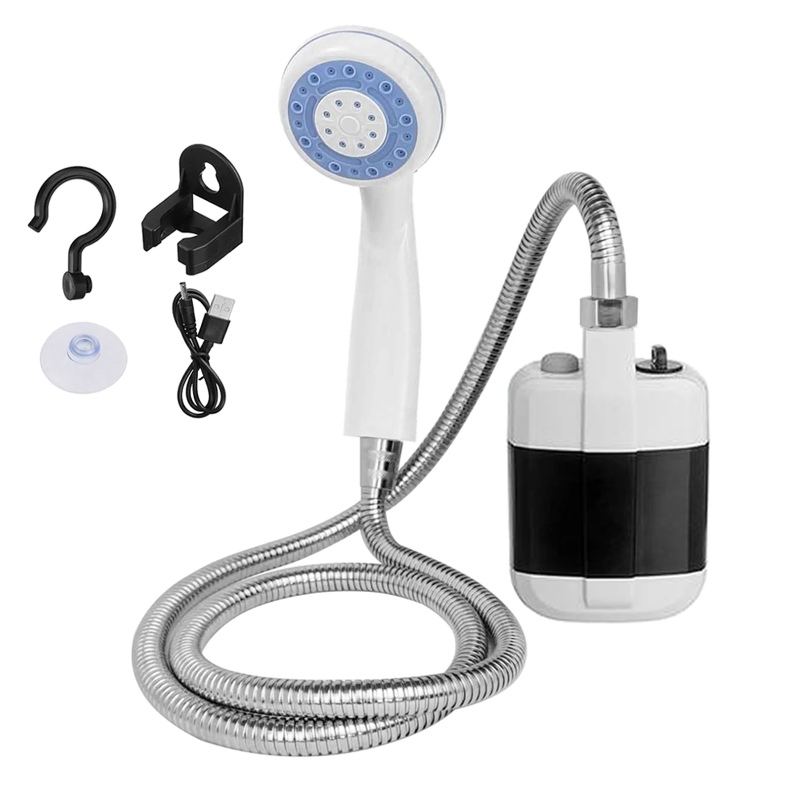 Camping Shower Rechargeable Shower Head Strong Pump for Efficient Bathing Best Companion for Outdoor Activities and Pet Hygiene
Camping Shower Rechargeable Shower Head Strong Pump for Efficient Bathing Best Companion for Outdoor Activities and Pet Hygiene
