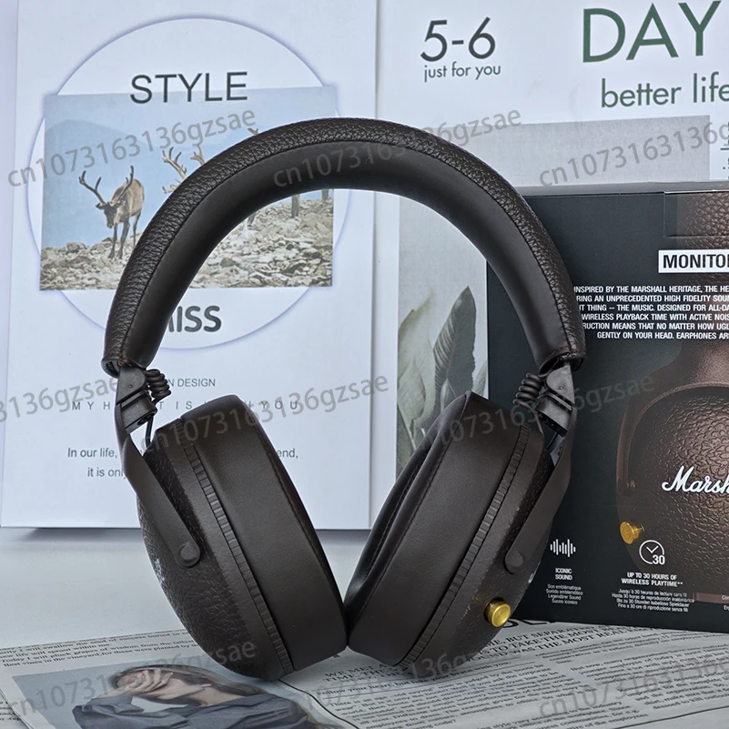 Marshall MONITOR II Wireless Bluetooth Headphones Heavy Bass Foldable Earphones Classic Rock Retro Music Microphone Headset Marshall MONITOR II Wireless Bluetooth Headphones Heavy Bass Foldable Earphones Classic Rock Retro Music Microphone Headset