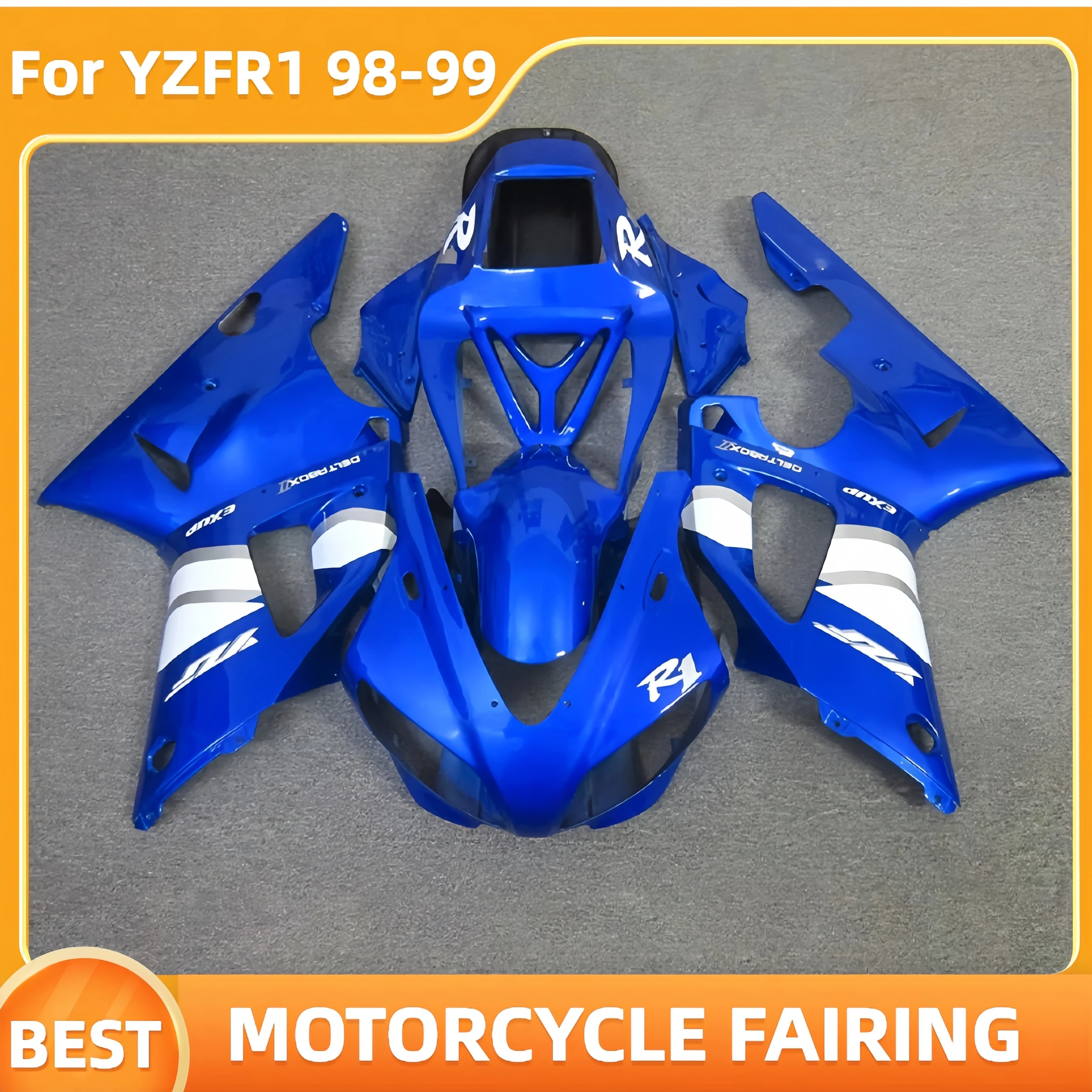 Для YAMAHA YZF-1000 1998 1999 YZFR1 98 99 1000CC синий мотоциклетный ABS пластиковый комплект обтекателей 100% подходит для вторичного рынка
Для YAMAHA YZF-1000 1998 1999 YZFR1 98 99 1000CC синий мотоциклетный ABS пластиковый комплект обтекателей 100% подходит для вторичного рынка
