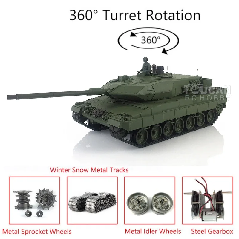 HENG LONG 1/16 TK7.0 Дистанционное управление на радиоуправлении телефон Leopard2A6 автомобиль 3889 Вт/360 ° револьвер IR боевые металлические направляющие TH19266
HENG LONG 1/16 TK7.0 Дистанционное управление на радиоуправлении телефон Leopard2A6 автомобиль 3889 Вт/360 ° револьвер IR боевые металлические направляющие TH19266