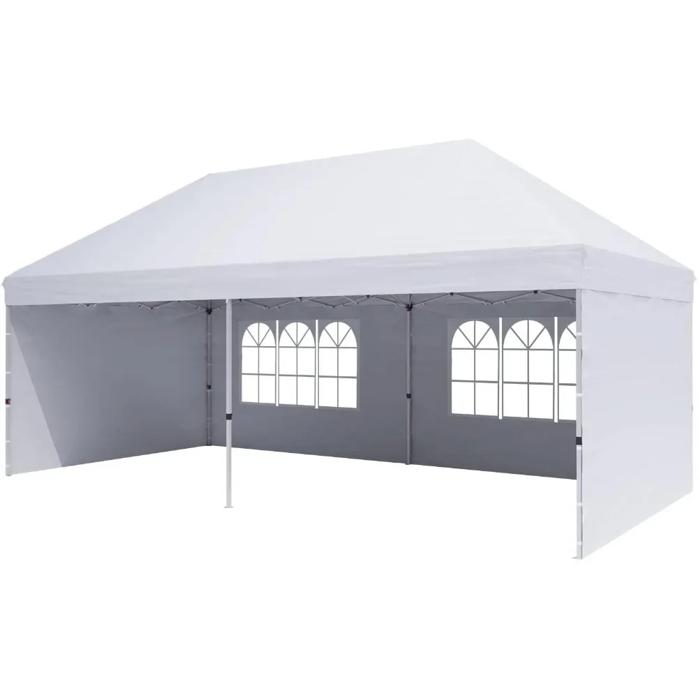 Canopy 10'X20' Pop Up Canopy Gazebo Commercial Tent with 4 Removable Sidewalls, Stakes X12, Ropes X6 for Patio Outdoor Party
Canopy 10'X20' Pop Up Canopy Gazebo Commercial Tent with 4 Removable Sidewalls, Stakes X12, Ropes X6 for Patio Outdoor Party