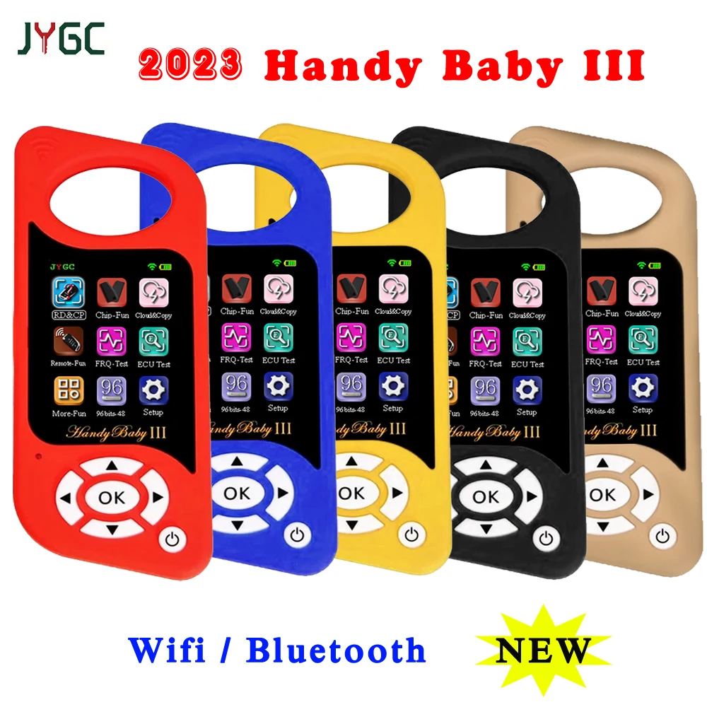 2023 Newest JYGC JMD Handy Baby III Hand-held Car Key Copier Auto Key Programmer for 4D/46/48/G/KING/Red Chip HandyBaby3
2023 Newest JYGC JMD Handy Baby III Hand-held Car Key Copier Auto Key Programmer for 4D/46/48/G/KING/Red Chip HandyBaby3