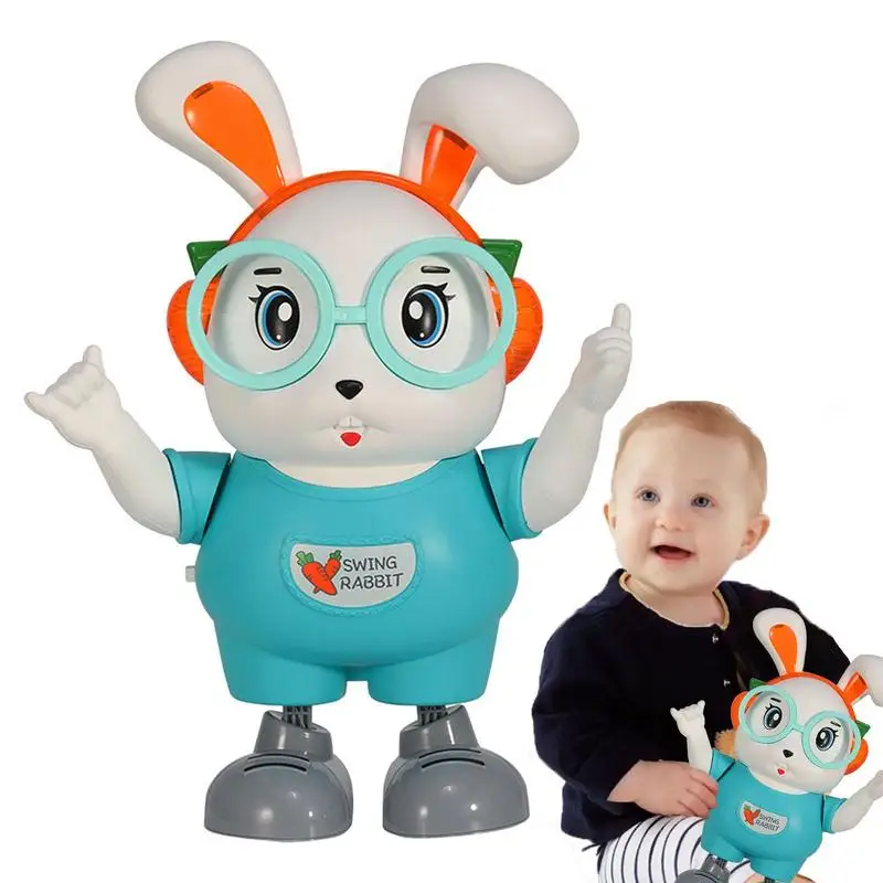 Музыкальная игрушка зайчик, танцующий зайчик, детская игрушка, Пасхальная игрушка с подвижными конечностями, электрическая интерактивная обучающая игрушка 
Музыкальная игрушка зайчик, танцующий зайчик, детская игрушка, Пасхальная игрушка с подвижными конечностями, электрическая интерактивная обучающая игрушка