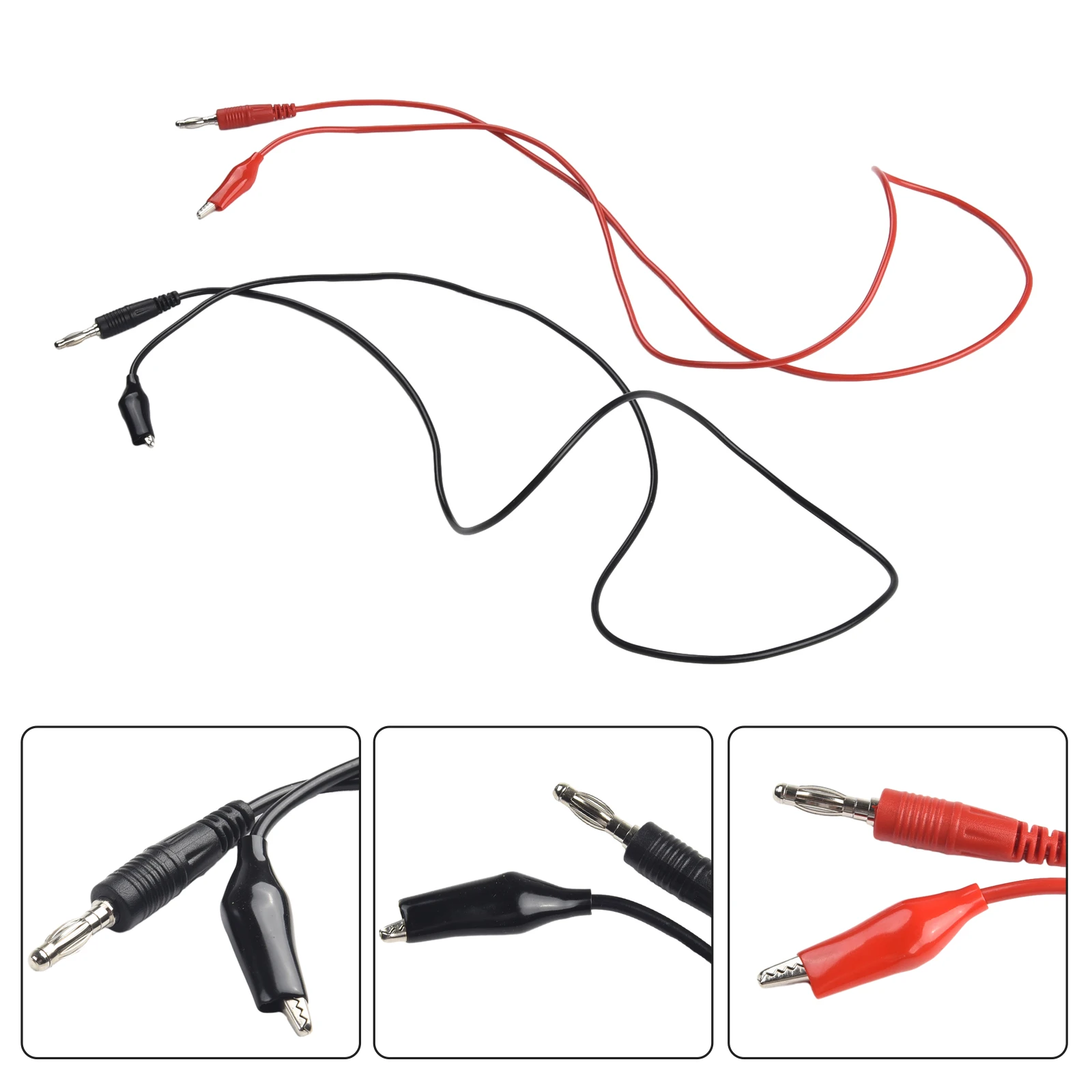 Multimeter Test Leads Cable Line Wire-4mm Banana Plug To Crocodile Clamp Double-Stitch Alligator Test Leads Clip Soft Test Leads
Multimeter Test Leads Cable Line Wire-4mm Banana Plug To Crocodile Clamp Double-Stitch Alligator Test Leads Clip Soft Test Leads