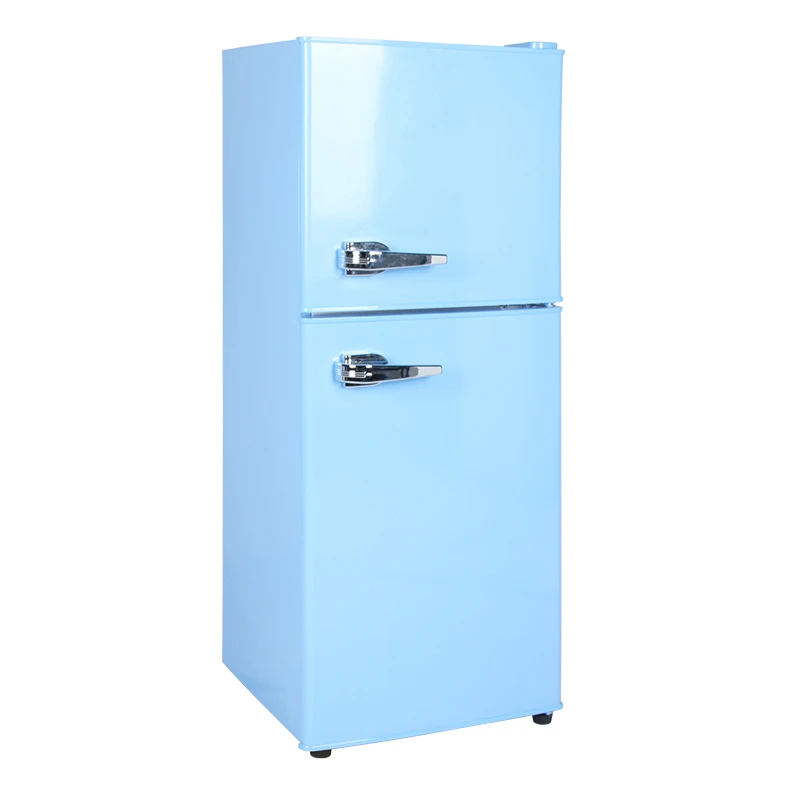 

112L High quality factory wholesale hot sale double door mini refrigerator fridge freezer BCD-112