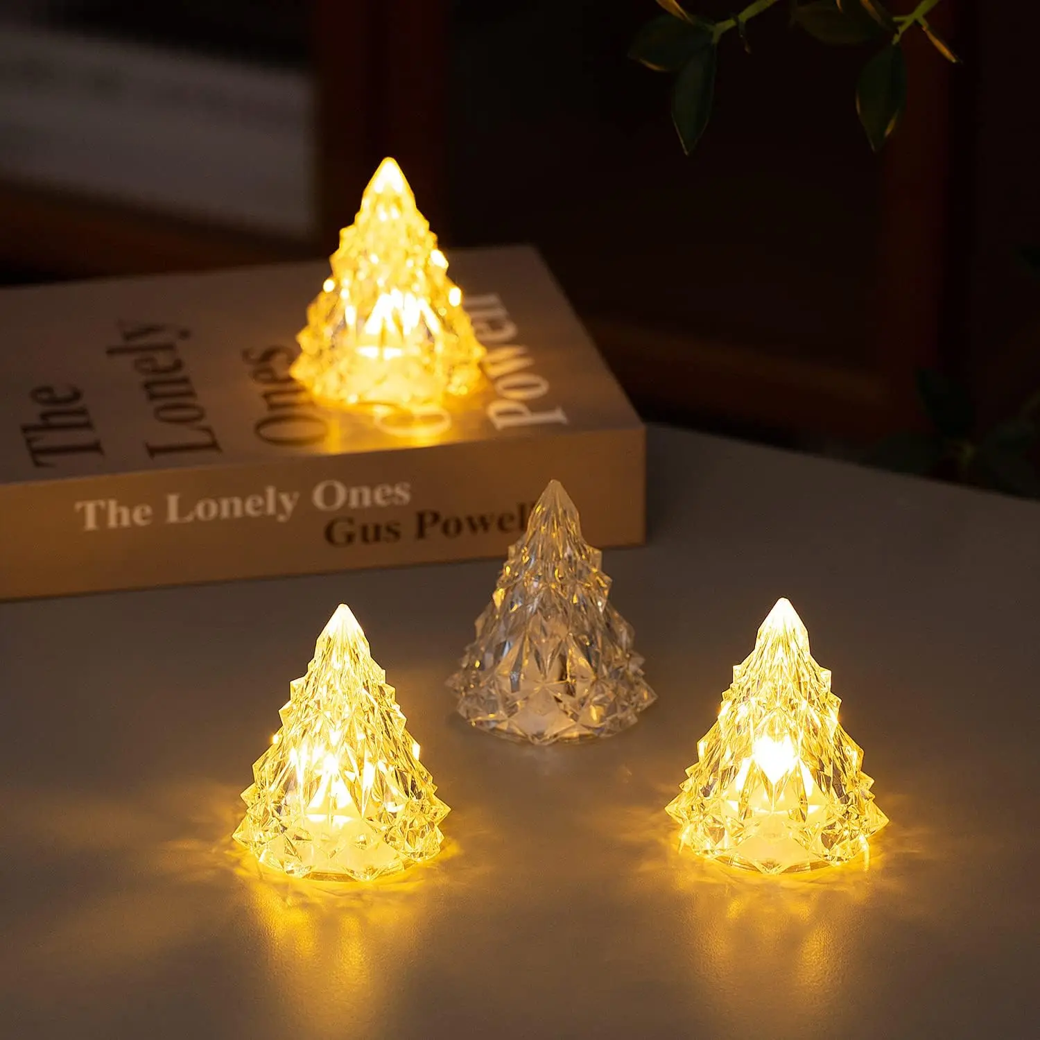Mini Christmas Tree Shape LED Lights Atmosphere Candle Table Lamp Crystal Diamond Desk Lantern Night Light Party Bedroom Decor
Mini Christmas Tree Shape LED Lights Atmosphere Candle Table Lamp Crystal Diamond Desk Lantern Night Light Party Bedroom Decor