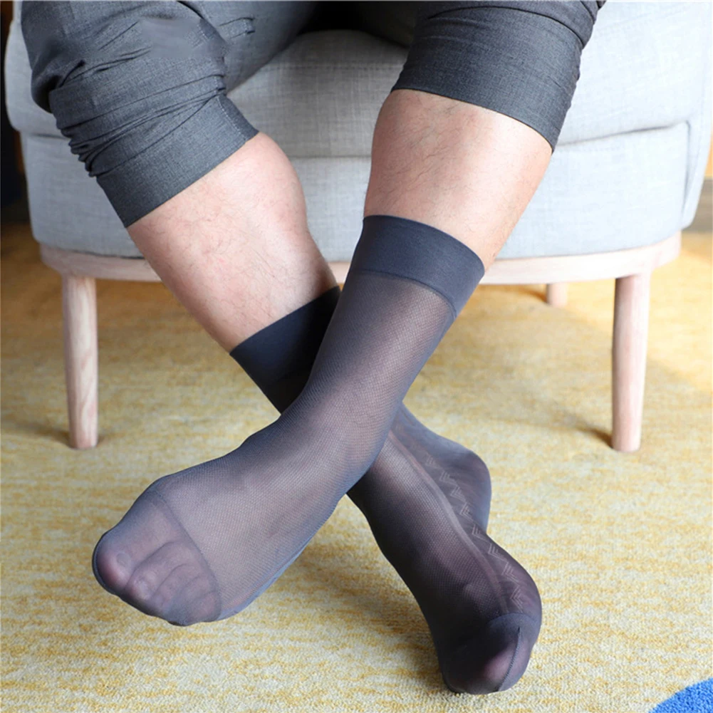 Mens Sexy Hollow Thin Mesh Sheer Silk Evening See Through Medium Length Dress Business Breathable Socks Simple Men's Stockings
Mens Sexy Hollow Thin Mesh Sheer Silk Evening See Through Medium Length Dress Business Breathable Socks Simple Men's Stockings