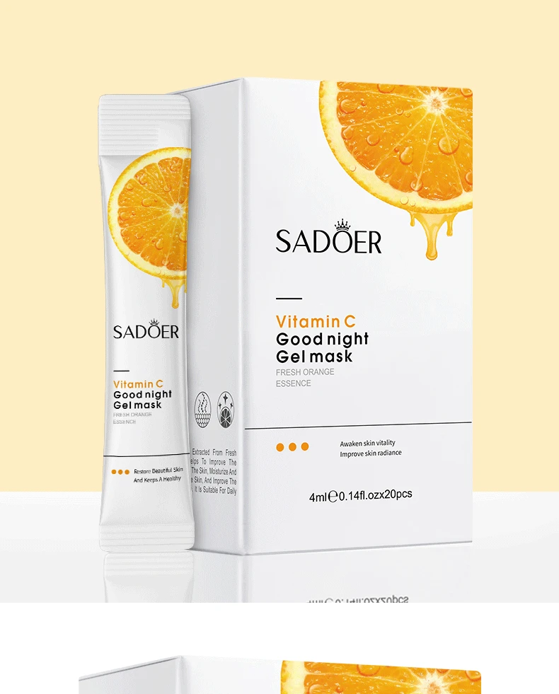 20pcs VC Moisturizing Sleeping Mask Hydrating Skin care Oil-control Whitening Beauty Anti-Aging Essence Cream Gel Facial Masks 9 S48773bfb5f9942fca00221849064e10c3