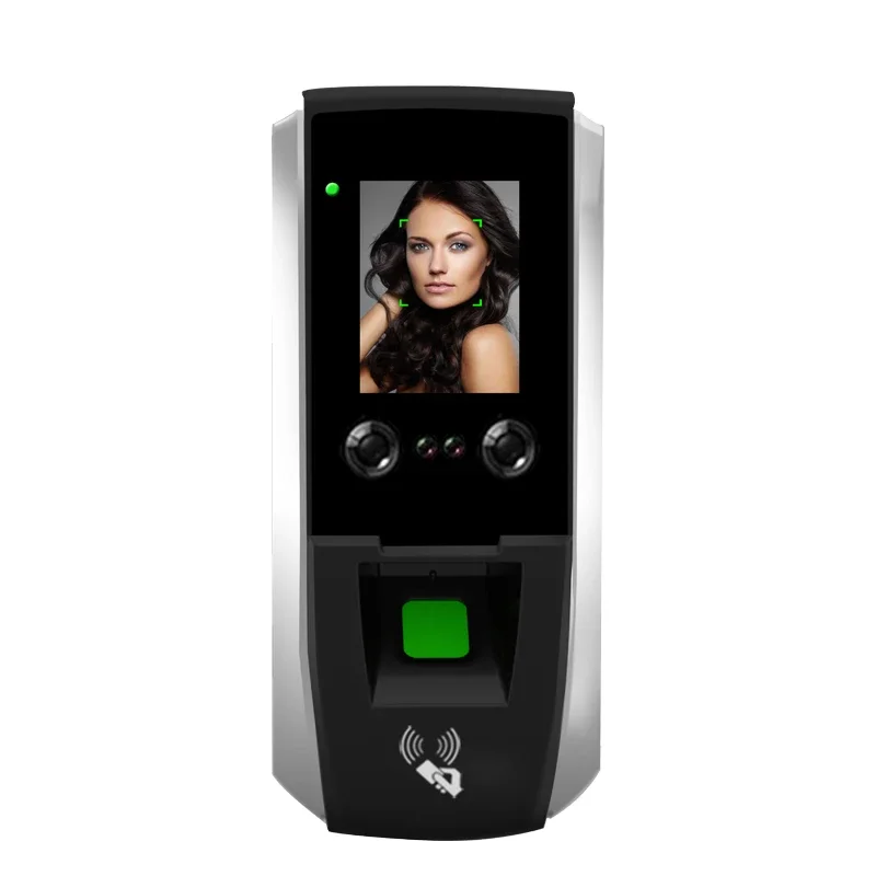 

2023 New Design Security Face Recognition Sdk Punch Card Scanner Attendance Machine