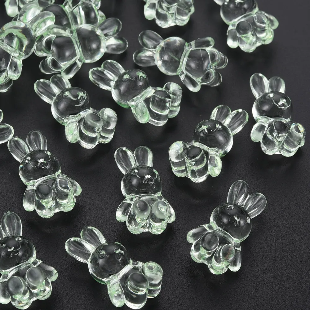 500g Transparent Acrylic Beads Rabbit Light Green 24.5x14.5x11mm Hole: 2.5mm about 300pcs/500g
500g Transparent Acrylic Beads Rabbit Light Green 24.5x14.5x11mm Hole: 2.5mm about 300pcs/500g