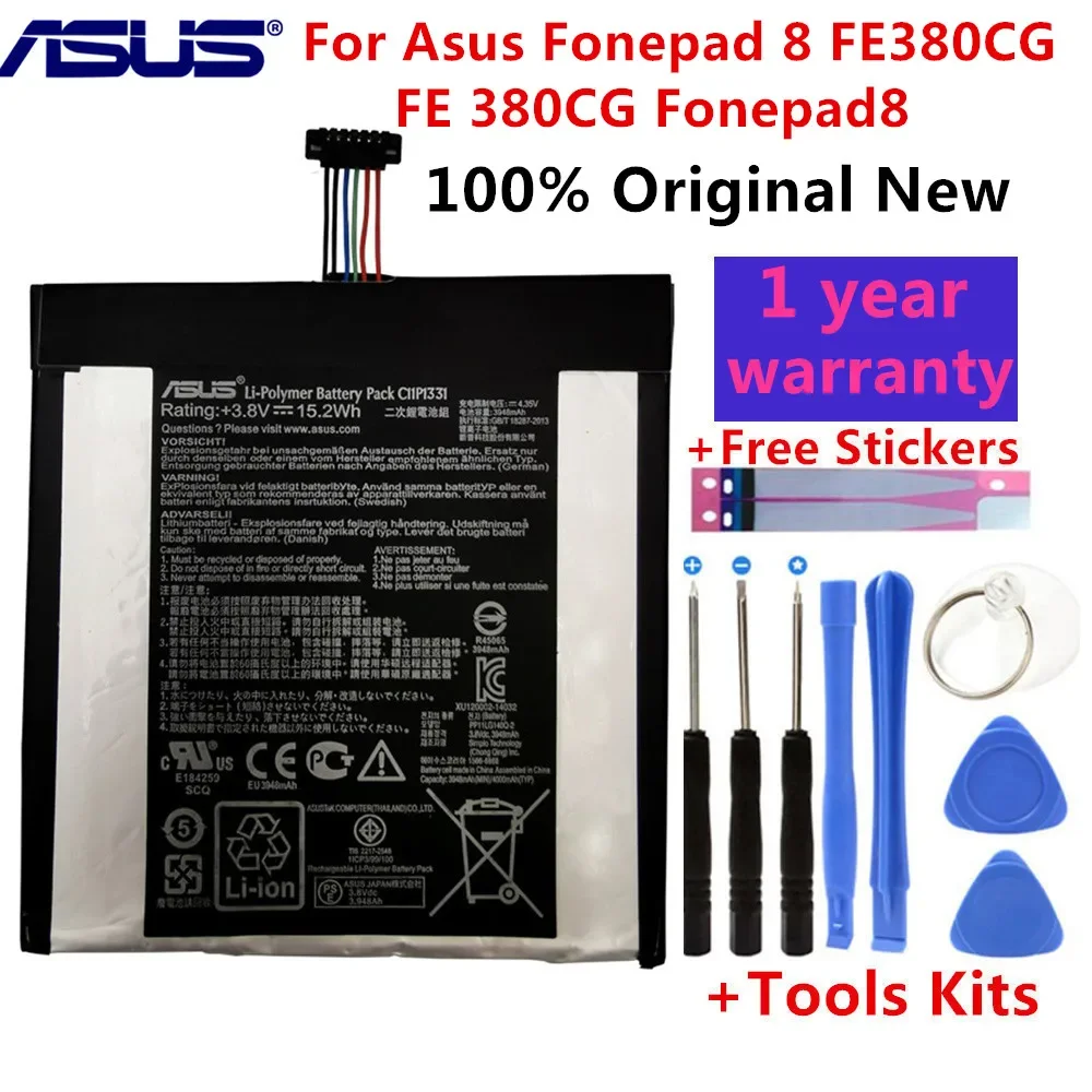 Оригинальный аккумулятор Kikiss C11P1331 3948 мАч для Asus Fonepad 8 FE380CG / FE 380CG Fonepad8, батареи
Оригинальный аккумулятор Kikiss C11P1331 3948 мАч для Asus Fonepad 8 FE380CG / FE 380CG Fonepad8, батареи