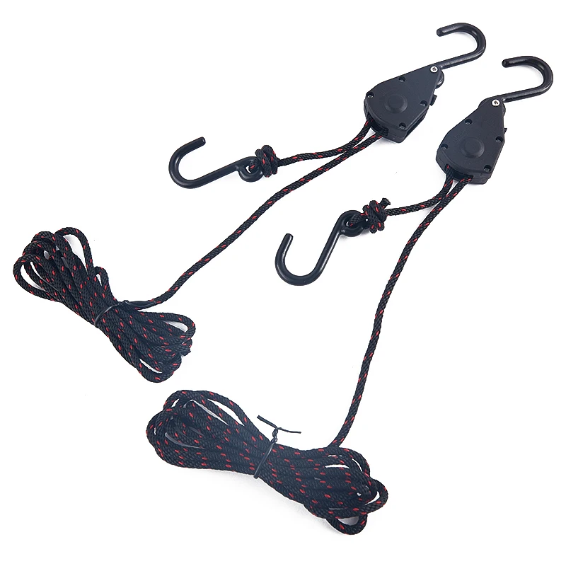2pcs Pulley Ratchets Kayak And Canoe Boat Bow Stern Rope Lock Tie Down Strap Adjustable Rope Hanger
2pcs Pulley Ratchets Kayak And Canoe Boat Bow Stern Rope Lock Tie Down Strap Adjustable Rope Hanger