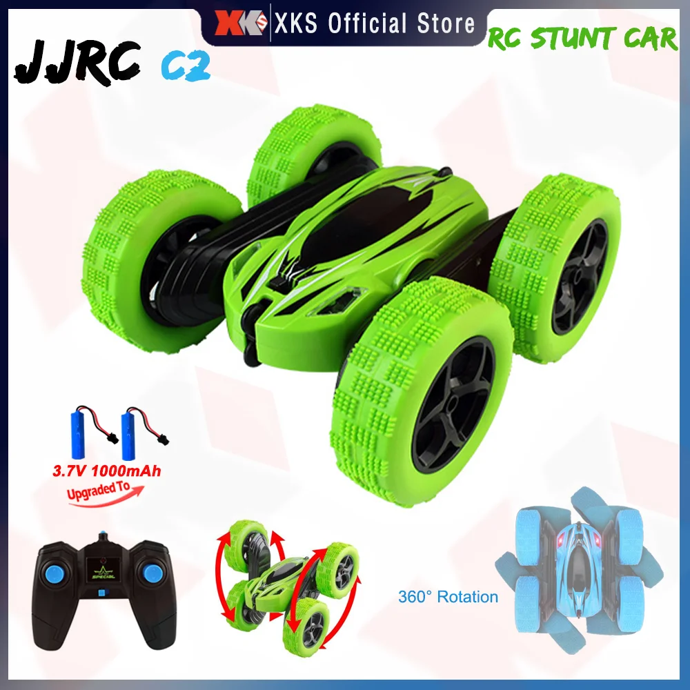 Машинка-трюк JJRC C2 1/24 RC с дистанционным управлением, 2,4 ГГц, 4 канала, раскладной двухсторонний вращающийся автомобиль на 360 градусов, игрушечный подарок для мальчика
Машинка-трюк JJRC C2 1/24 RC с дистанционным управлением, 2,4 ГГц, 4 канала, раскладной двухсторонний вращающийся автомобиль на 360 градусов, игрушечный подарок для мальчика