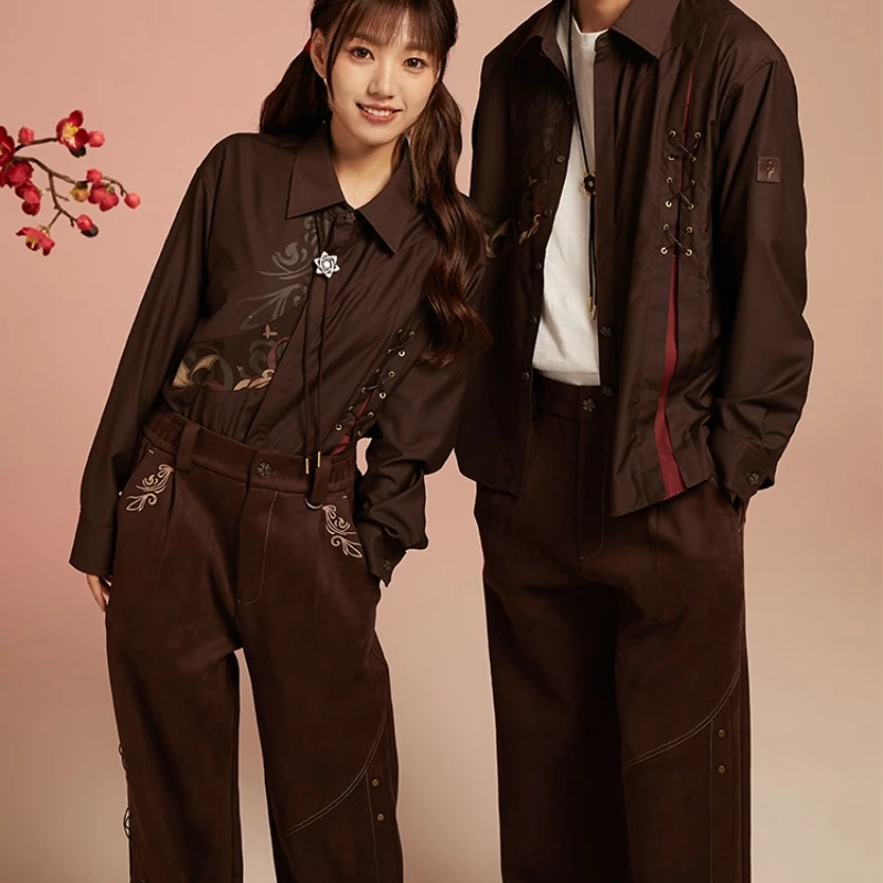 Game MiHoYo Official Game Impact Hutao Embroidery Loose Leisure High Waists Female Male Spring Long Daily Trousers Streetwear
Game MiHoYo Official Game Impact Hutao Embroidery Loose Leisure High Waists Female Male Spring Long Daily Trousers Streetwear