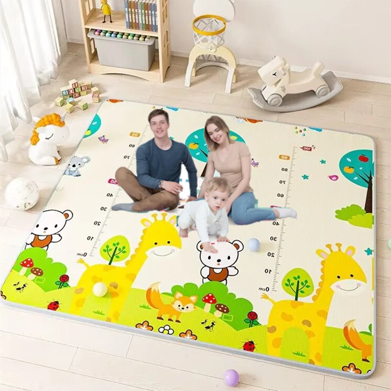 

Large Size 200*180 Playmat Crawling Carpet Baby Play Mat Blanket Children Rug for Kids Educational Toys Soft Activity Game Floor