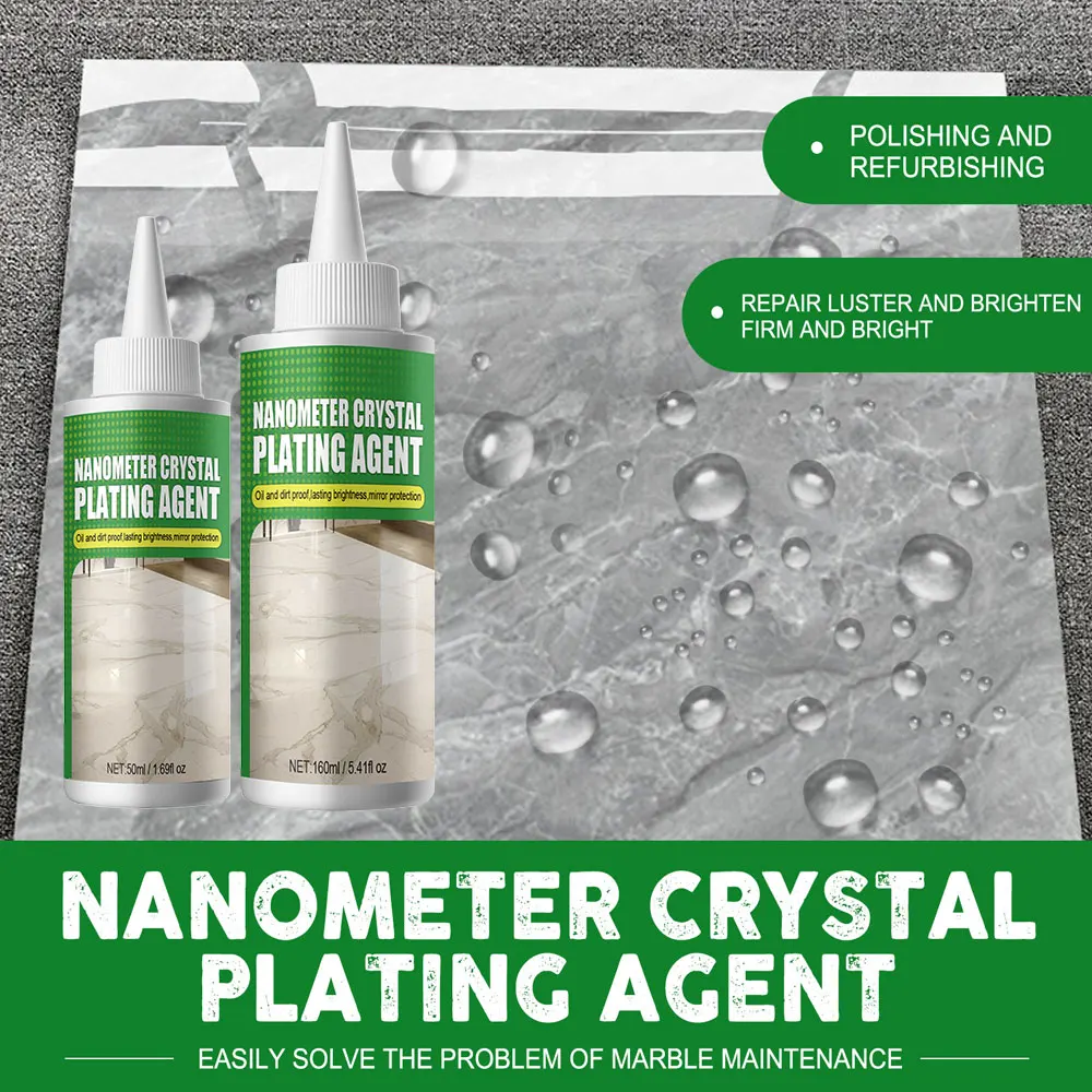 50ML Stone Nano Crystal-Plating Agent Marble Nano Coating Agent Anti Scratch Hydrophobic Polish Coating Agent Home Coating Spray
50ML Stone Nano Crystal-Plating Agent Marble Nano Coating Agent Anti Scratch Hydrophobic Polish Coating Agent Home Coating Spray