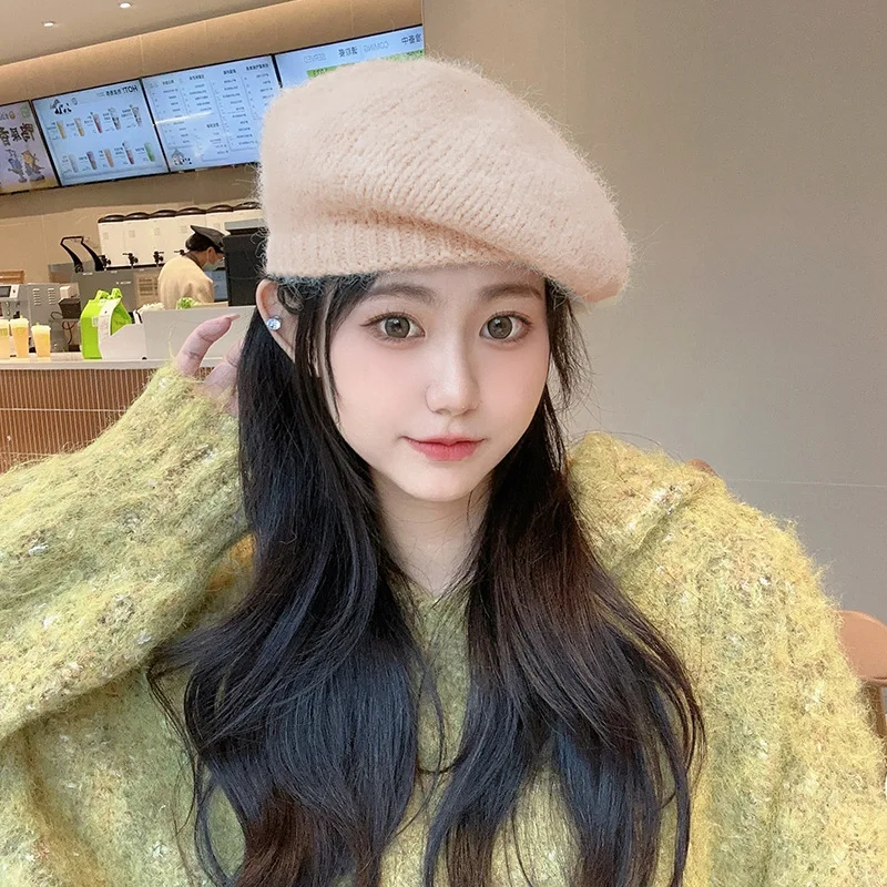 Maheimao knitted beret for women in autumn and winter artistic and retro woolen hat warm painter hat
Maheimao knitted beret for women in autumn and winter artistic and retro woolen hat warm painter hat
