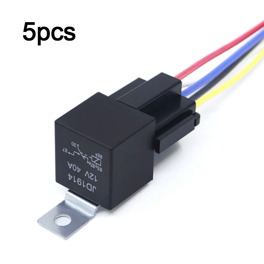 5pcs JD1914 Waterproof Automotive Relay With Corded Socket 5Pin 12V 24V 40A 130*80*30 Mm Electrical Equipment Supplies
5pcs JD1914 Waterproof Automotive Relay With Corded Socket 5Pin 12V 24V 40A 130*80*30 Mm Electrical Equipment Supplies
