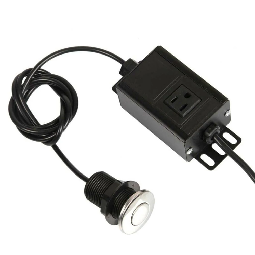 Sleek and Functional Garbage Disposal Air Switch Kit, Single Control On/Off Button, Compatible with 1HP or Lower Disposers
Sleek and Functional Garbage Disposal Air Switch Kit, Single Control On/Off Button, Compatible with 1HP or Lower Disposers