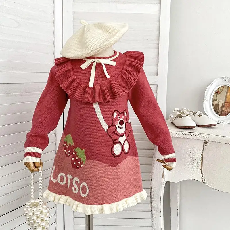 Anime Party Dresses for Girls Girls Winter Warm Dress Lotso Knitwear Sweaters Princess Dress Children Top Cartoon Birthday Gift
Anime Party Dresses for Girls Girls Winter Warm Dress Lotso Knitwear Sweaters Princess Dress Children Top Cartoon Birthday Gift