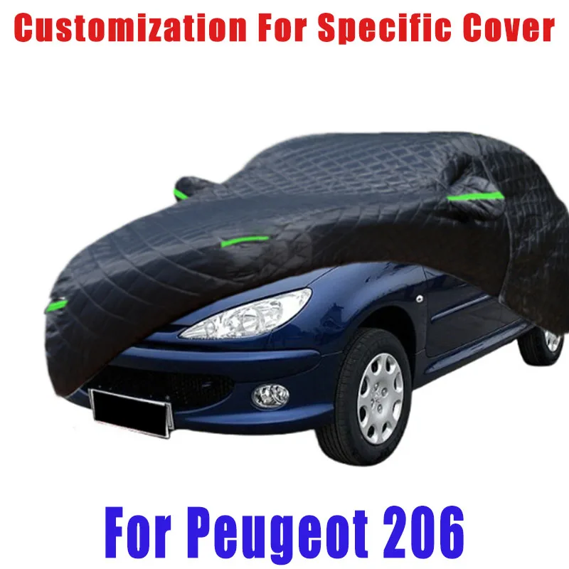 

For Peugeot 206 Hail prevention cover auto rain protection, scratch protection, paint peeling protection, car Snow prevention