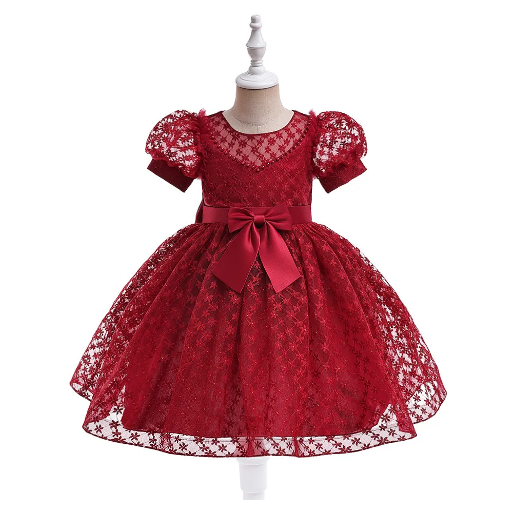 Kids Princess Dress For Girls Bow Birthday Party Dresses Short Sleeve Children Costume Flower Girl Wedding Bridesmaid Vestidos
Kids Princess Dress For Girls Bow Birthday Party Dresses Short Sleeve Children Costume Flower Girl Wedding Bridesmaid Vestidos