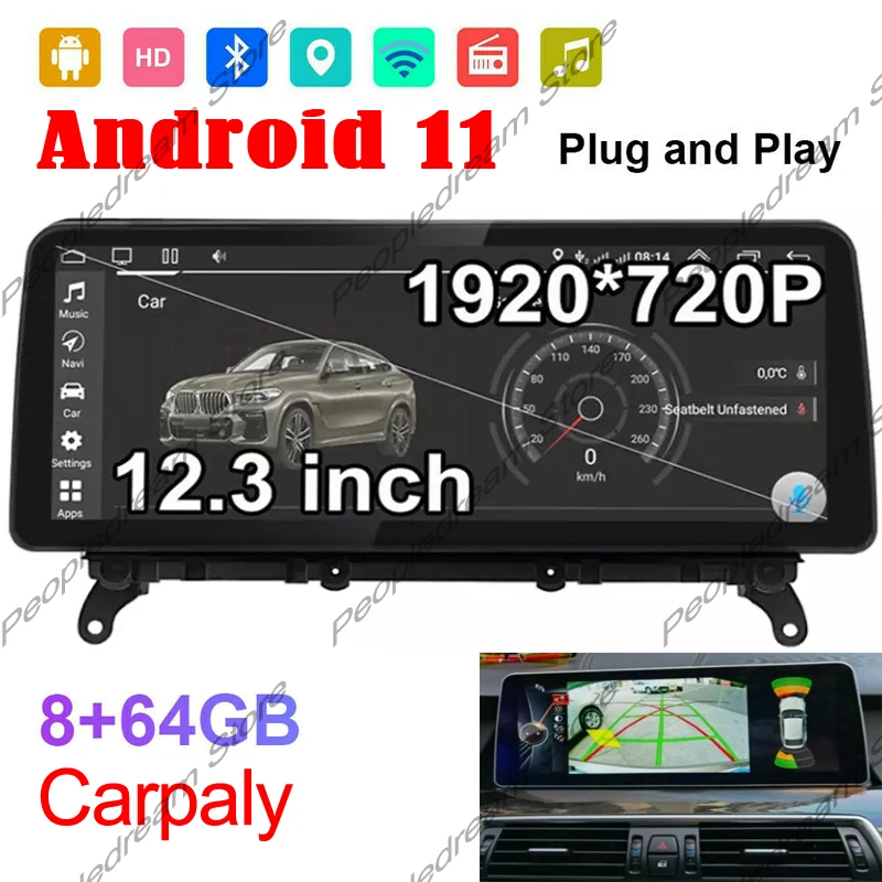 Автомобильный мультимедийный плеер, 8 ядер, 4 Гб + 64 ГБ, android 10, навигация GPS, радио для BMW 7 F01 F02 2009 ~ 2015, оригинальный 12,3 "DSP carpaly
Автомобильный мультимедийный плеер, 8 ядер, 4 Гб + 64 ГБ, android 10, навигация GPS, радио для BMW 7 F01 F02 2009 ~ 2015, оригинальный 12,3 "DSP carpaly