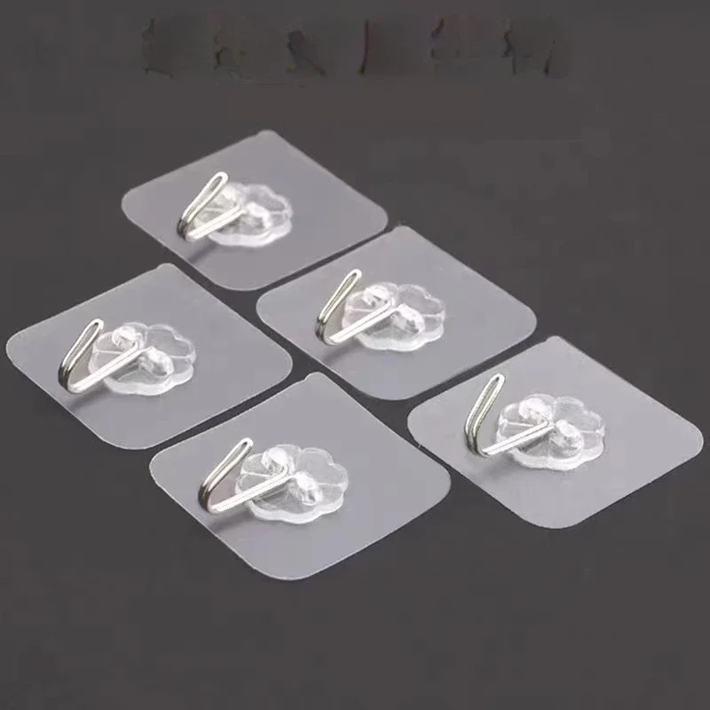 20-100PCS Transparent Stainless Steel Self-Adhesive Hooks Bathroom Towel Clothes Storage Sticker Hooks Key Hangers Storage
20-100PCS Transparent Stainless Steel Self-Adhesive Hooks Bathroom Towel Clothes Storage Sticker Hooks Key Hangers Storage