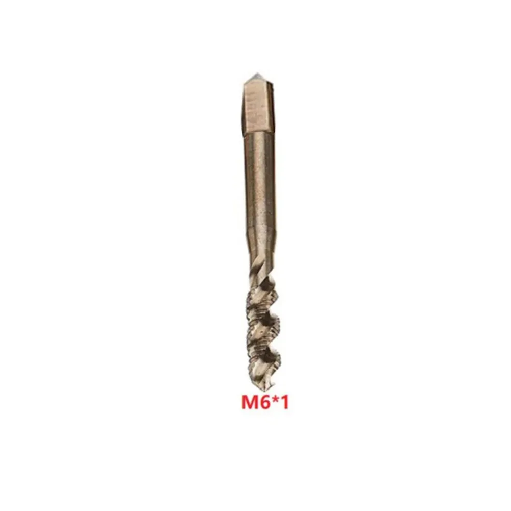 Cobalt Machine Screw Tap HSS- Co M3-M10 M35 Metric Screw Tap Sprial Flutes Taps Thread Plug Durable High Quality
Cobalt Machine Screw Tap HSS- Co M3-M10 M35 Metric Screw Tap Sprial Flutes Taps Thread Plug Durable High Quality
